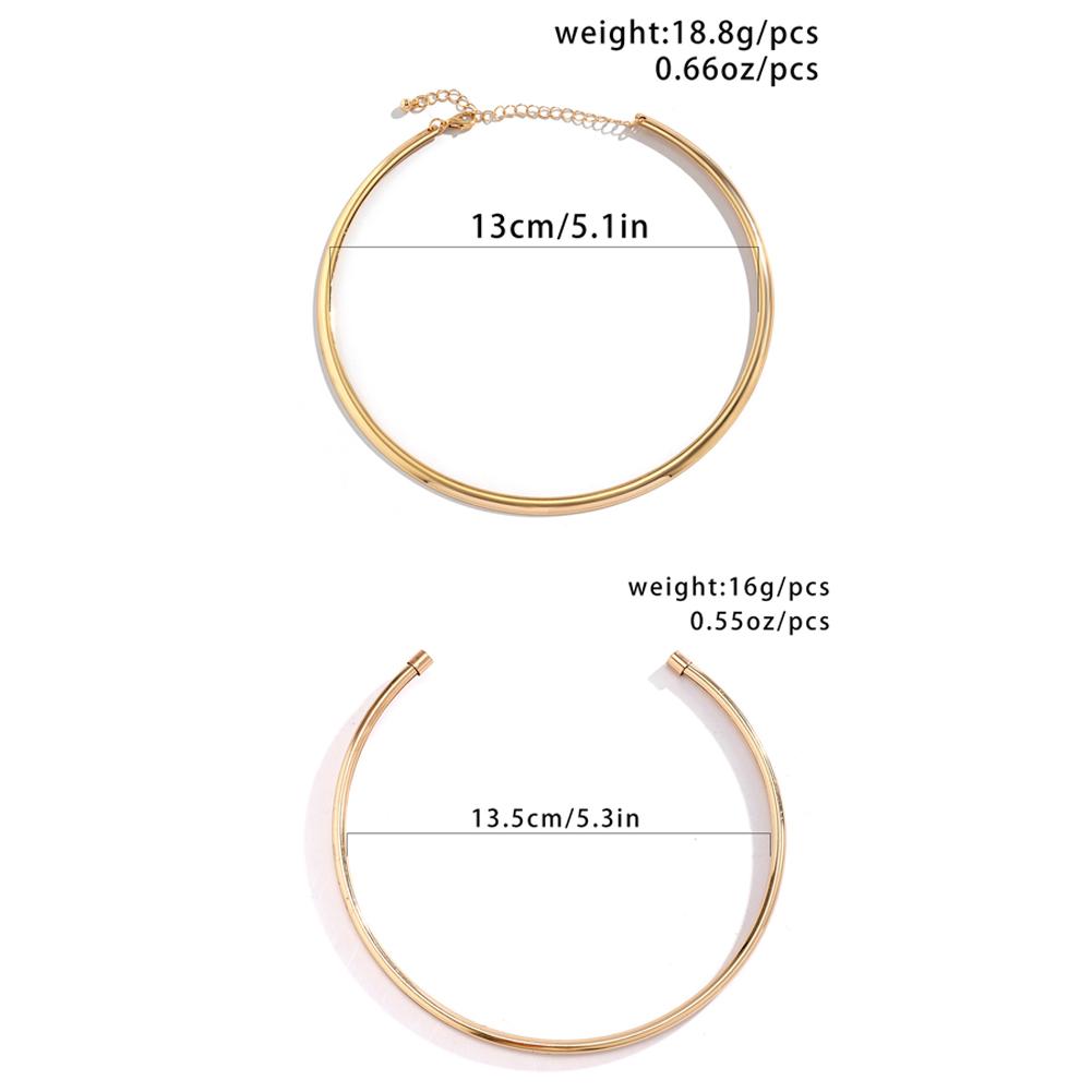 Металлическая цепочка Ожерелье-торк Чокер Женская мода Элегантный Фестиваль Вечеринка Шарм Цепочка на ключицу Памятное украшение Подарок