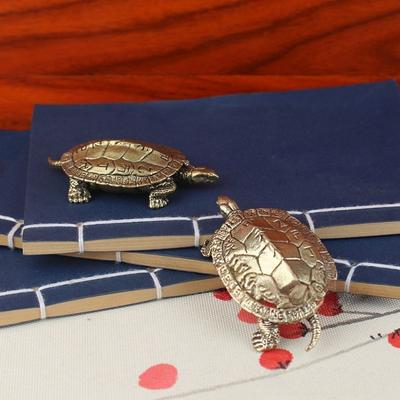 Статуэтка Счастливая Черепаха из Чистой Меди Фэн-шуй Декор Богатства Ручная Работа Украшение для Дома Офиса Настольное Изделие Ручное Изделие Подарок
