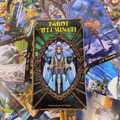 Набор карт Таро Иллюминатов, колода оракулов, карты и электронный путеводитель, игровая игрушка, электронное руководство для гадания