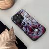 Чехол для телефона 'Оккультный череп' Черно-белый Стеклянный Для IPhone17 Air 16 15 17 14 Pro Max 13 12 11 X XS XR Plus Для Samsung S 25 24 23