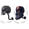 Motorcycle Helmet Holder Rack Wall Mount Hat Stand Display Rack Skull Rack