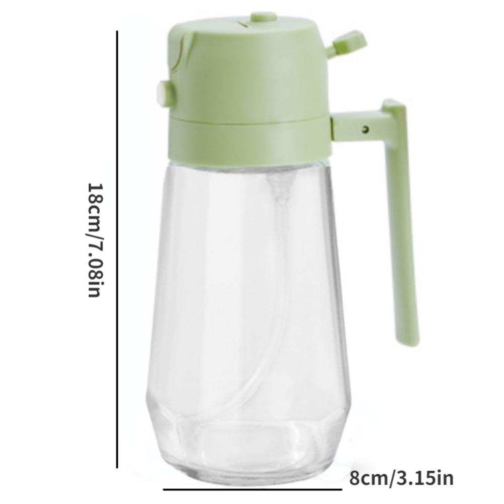 Бутылка-диспенсер для масла с ручкой, герметичная, для оливкового масла, для готовки, с не капающим носиком, легкий контроль налива, кухонные аксессуары
