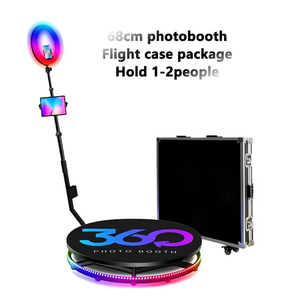 Быстрая доставка 360 Photo Booth Spin Machine 360-градусная камера фотобудка видео аксессуары вращающаяся 80 см цена для вечеринок