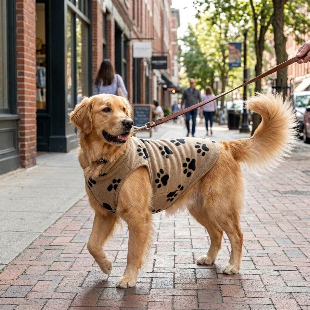 Warm Pet Sleeveless Jumpsuits Soft Dog Coat Cute Pullover Sweatshirt Cats Dogs