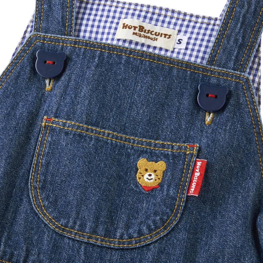 Юбка-джемпер HOT Детская одежда Индиго Синий LL [MIKIHOUSE BISCUITS] Для девочек Детская одежда (100-110cm) 70-1803-687