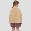 Gap Kids' Unisex Plush Logo Embroidered Stand Collar Sweatshirt