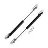Универсальная газовая пружина Motoforti, амортизатор капота/багажника 10"/245 мм 27 фунтов/120 Н/12 кг, черный, комплект из 2 шт.