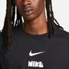 Nike Футболка с круглым вырезом и логотипом, мужские топы, черные DZ2875-010