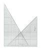 30cm Square Ruler (2mm, 2 Sheets) FE 7330