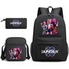 K-POP Demon Hunter Girl Group Children's Backpack, Pencil Case, and Shoulder Bag Set for Middle School Students