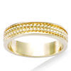 Wedding Band Gold Plated 'Lien d'Amour' Golden - 5 Mm