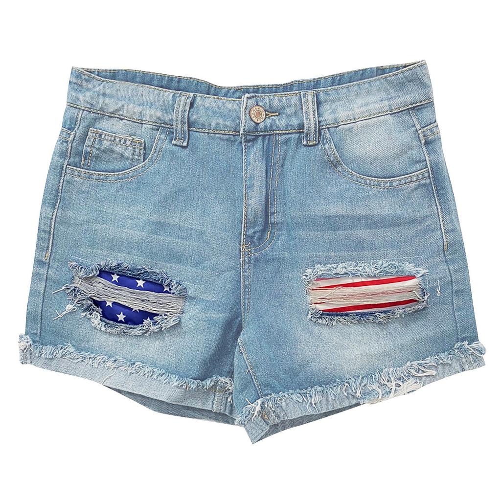 Summer Ladies Jeans Ragged Tassel Sexy Denim Shorts Women's Pants