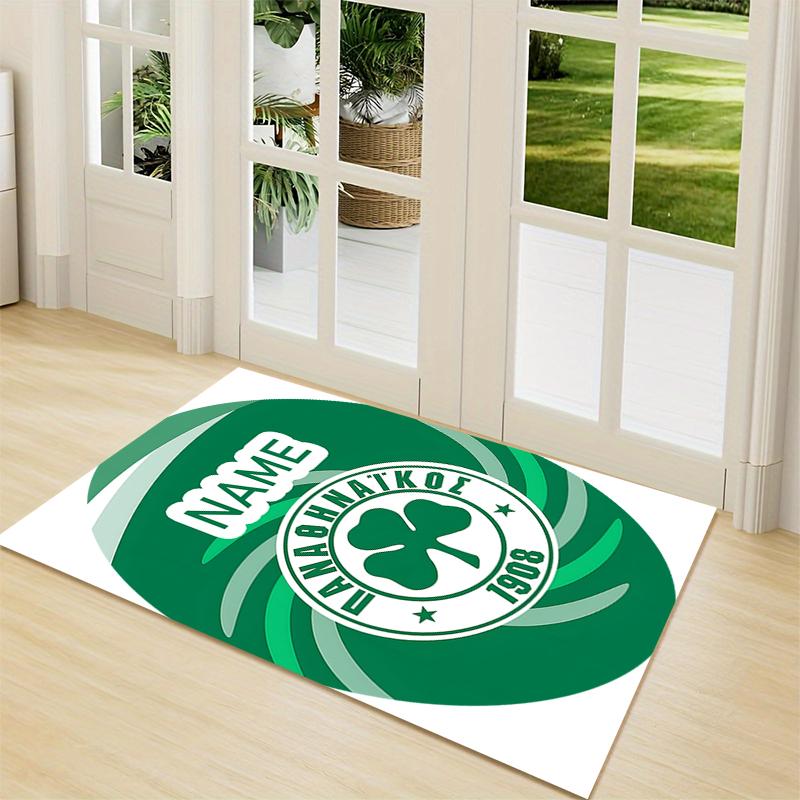 Custom Name Getafe FC Crest Carpet Rug Customizable Soft Washable Anti-Slip Home Living Room Sofa Mats Personalized Rug. 0909220