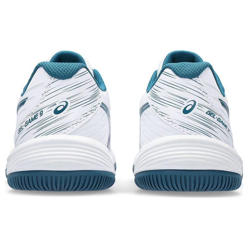 Asics Gel Game 9 GS White Restful Teal Kids Sneakers 1044A052-102
