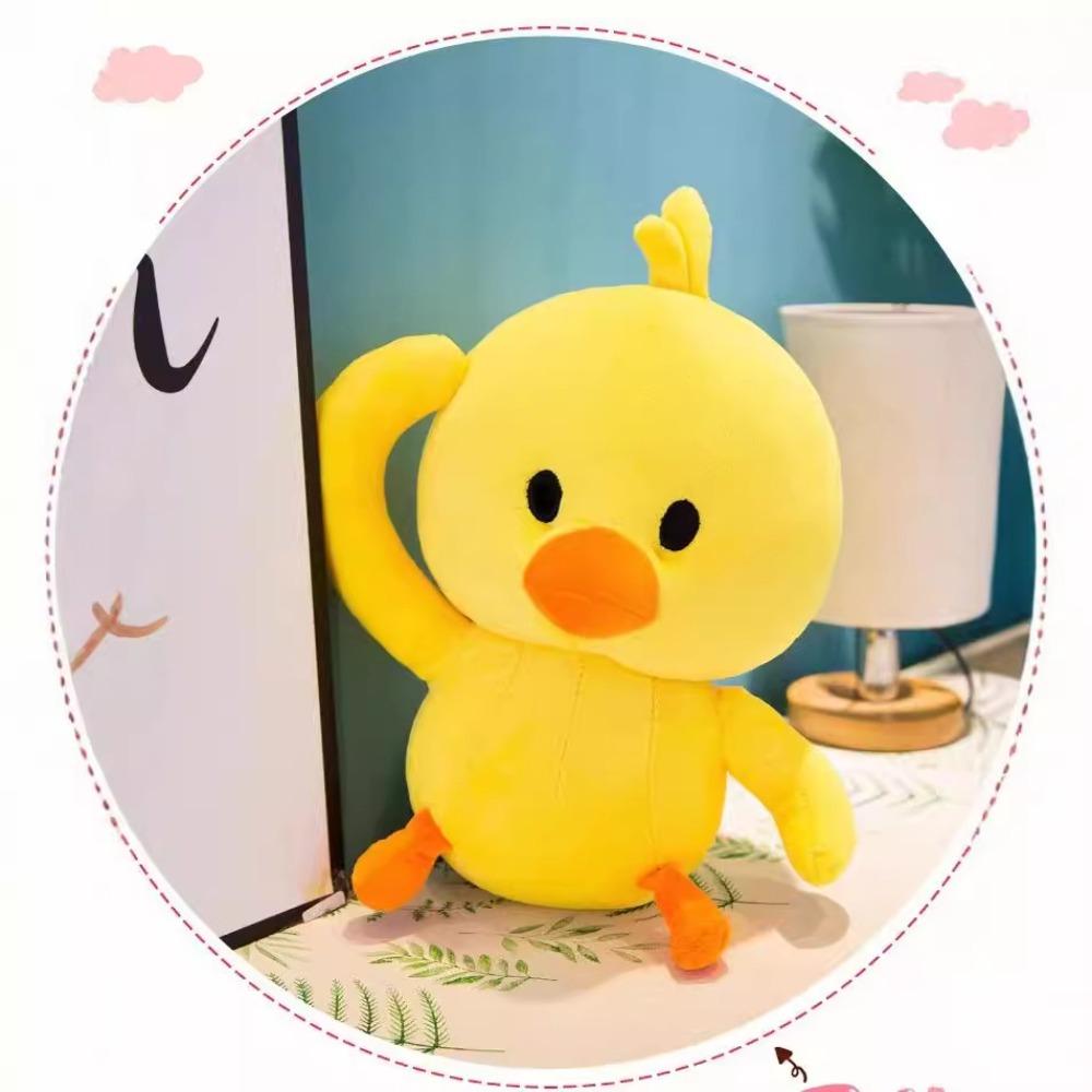 Плюшевая кукла-игрушка маленький желтый утенок, подарок на день рождения, кукла-подушка
