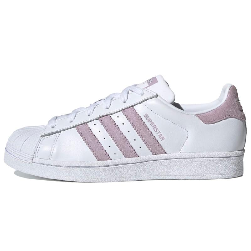 adidas Оригинальные кроссовки Superstar 'Белый/Фиолетовый' Женские EE7400