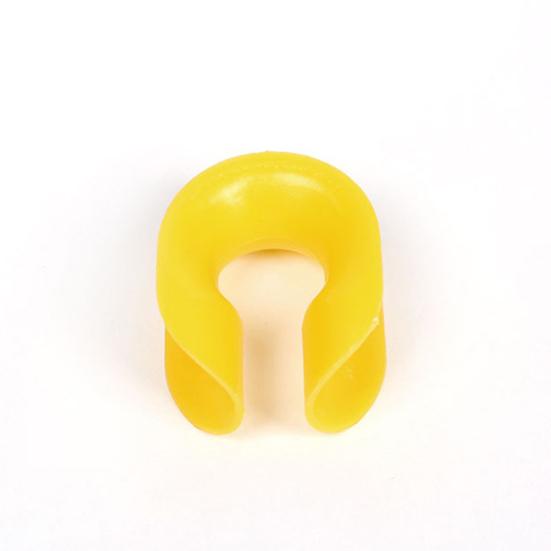 Outdoor Rope End Protective Cover, Plastic Anti-Wear U-shaped Machine Sewn Rope Protector, Rope End Protective Sleeve for Camping,