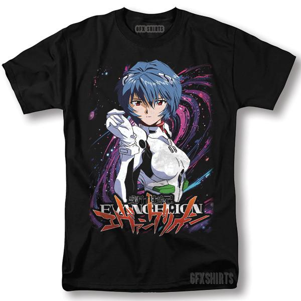 Neon Genesis Evangelion Rei Ayanami Anime Manga Waifu Japanese Graphic T-Shirt Unisex T-Shirt