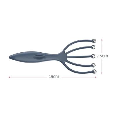 Массажер-грабли для кожи головы с пятью пальцами - Массаж стальными шариками, Сияющее расслабление кожи головы, Грабли для кожи головы, Массажер для головы, Инструмент для кожи головы