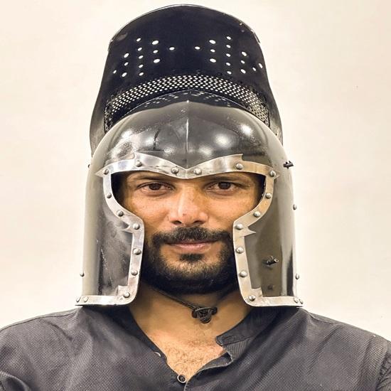 Шлем Barbate Шлем Barbate с забралом Шлем Средневековый стальной шлем с внутренней подкладкой Лучший подарок для него