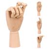 Movable Limbs Flexible Jointed Doll 10 Inches Tall Home Decor Sketch Mannequin Model Wooden Hand Model Drawing Model Human Artist Models