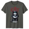 The Cat Nun Parody TShirt Religious Cat Pun Tee For Unisex And Unisex