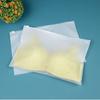 50pcs Frosted Cartilage Bag Horizontal Style CPE Thickening Plastic Zipper Packaging Bag Clothing Dustproof Storage Sealing Bag
