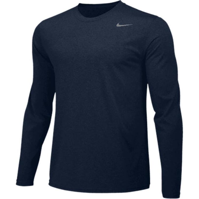 Nike T Shirts Men's Blue Crew Neck Moderate Straight Fit 727980-419