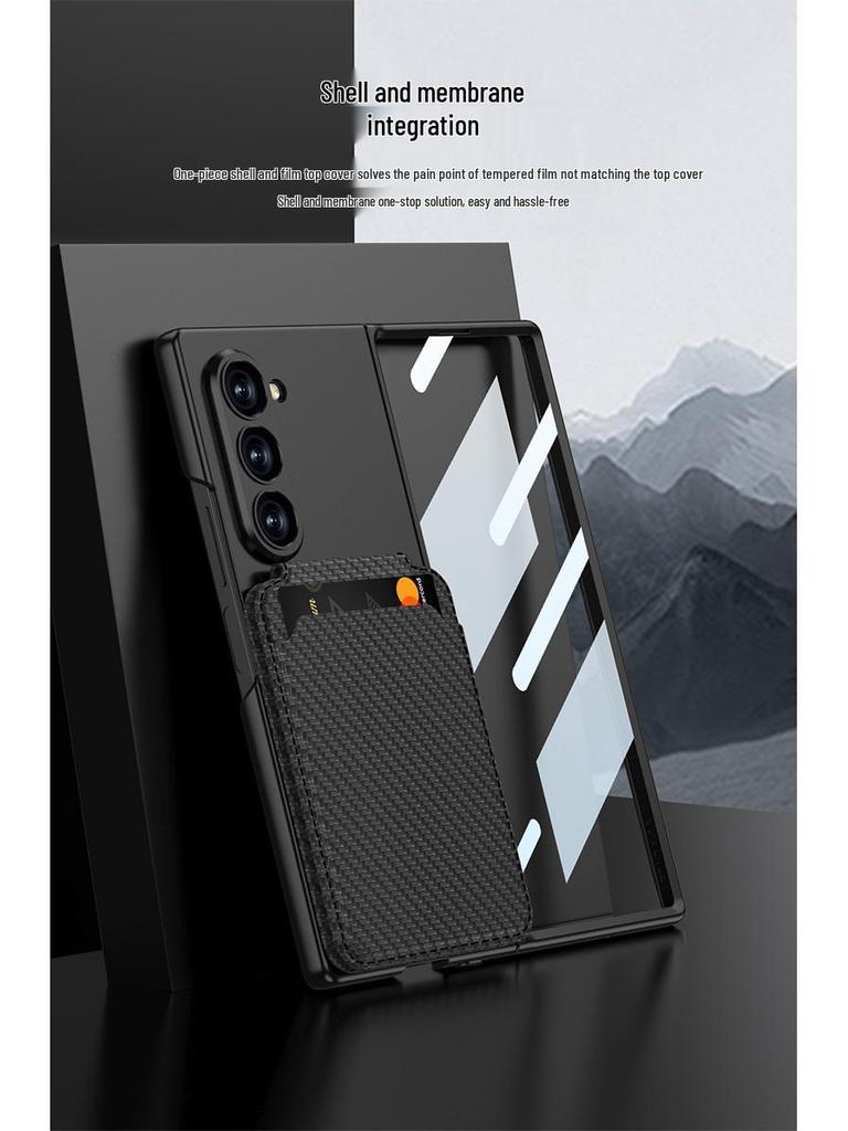 Магнитный чехол-подставка для карт для Samsung Z Fold7/6/5 - Многофункциональный, Съемный, Ультратонкая защита