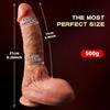 Реалистичный Мягкий Дилдо Большой Головка Член Двойной Силиконовый Пенис Вагинальная Мастурбация Присоска Дик Женщина Мужчина Анальные Секс-Игрушки