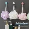 Luxurious Large Soft Bath Shower Puff for Women - Durable, Foamy Scrubbing and Back Exfoliation.