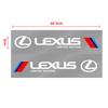2pcs Car Side Door 3D Sticker Badge Decal Decoration Emblem For Lexus CT200H ES250 ES300H IS250 IS200 GS300 GS460 GX470 LS400 ADV1