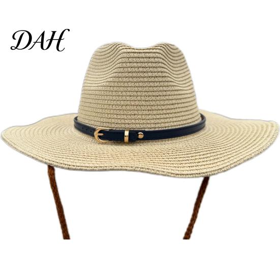 Hat Decorative Belt Faux Leather Fedora Hatband, 0.39" Width Cowboy Band, 27 Fashion Inch Adjustable Band Replacement for Women Men Panama Cowgirl