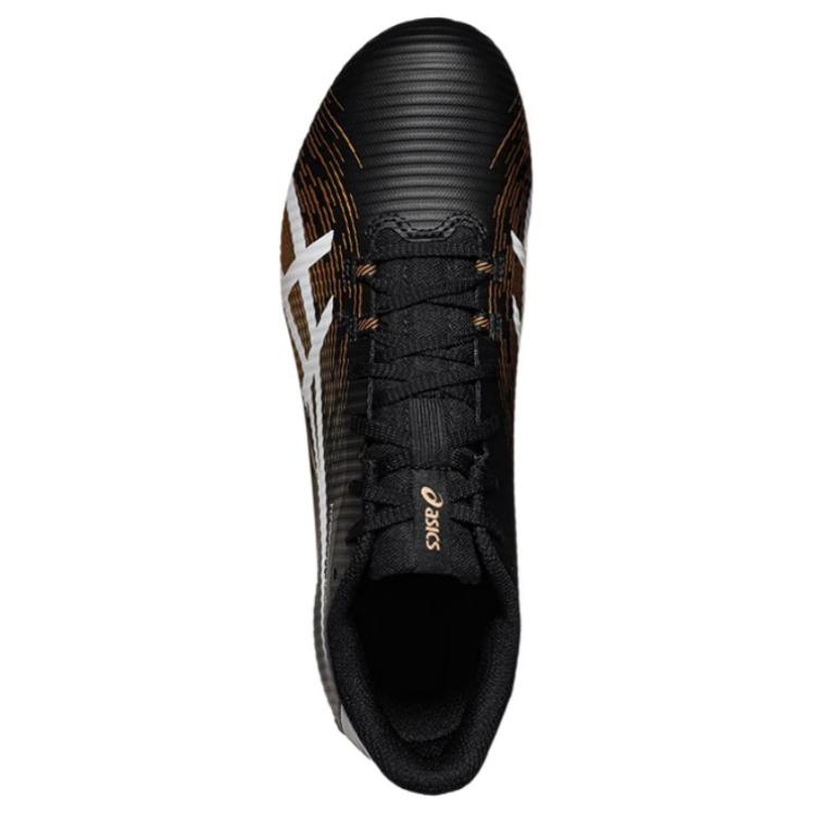 Asics Hyper Sprint 8 Повседневные Универсальные Амортизирующие Прочные Кроссовки с Низким Верхом Унисекс Кроссовки для Бега Черный Золотой 1093A200-003