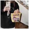 Labubu креативная мультяшная милая стеганая сумка корейская версия высокая ценность стиль инс портативная универсальная сумка-ведро KTY