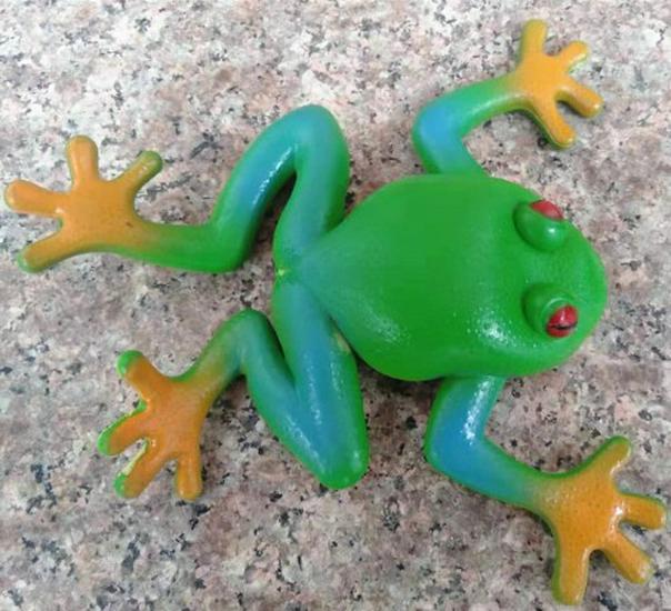 Реалистичная игрушка-лягушка с бусинами – Прочная, сжимаемая и идеальна в качестве наглядного пособия