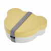Tak KIDS DISH Lunch Box (Bento Box) Yellow/Tak Kids Dish Lunch Box Bear Design Made In Japan JTN-0170-YL W14.6 X D12 X H4.8cm