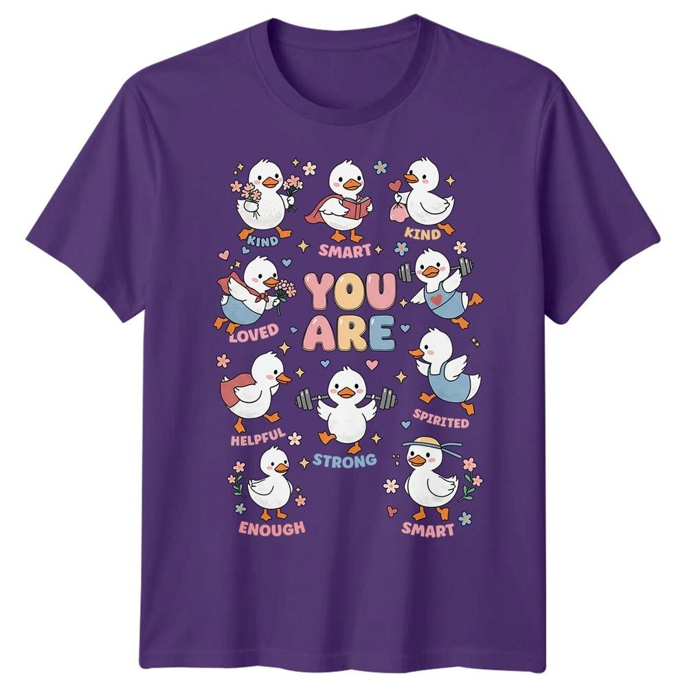 Silly Duck You Are Kind TShirt School Teacher Affirmation Funny Unisex Unisex Top