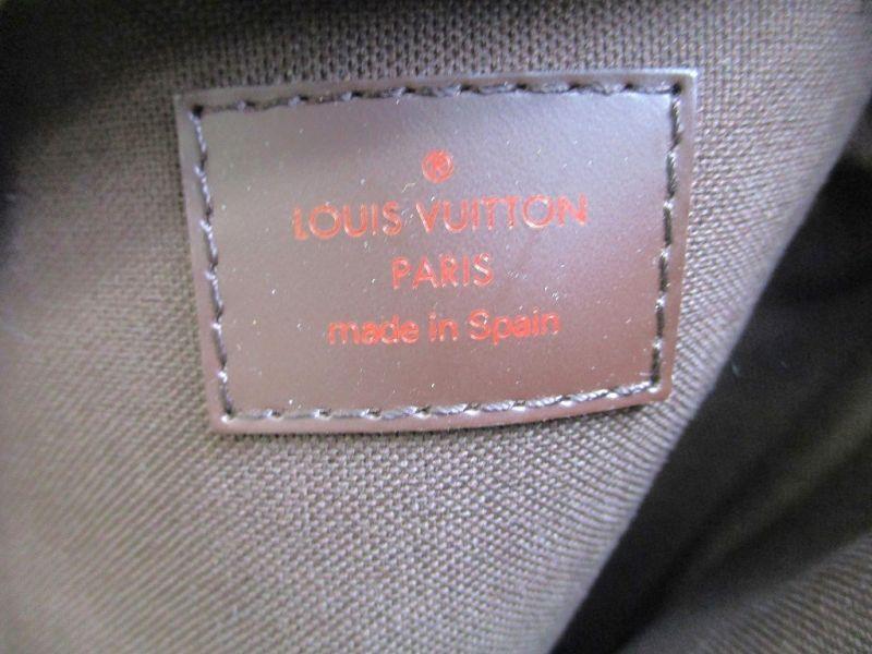 Оригинальная поясная сумка LOUIS VUITTON Special Order из коричневой кожи Damier Gange #9680 Открытая коробка