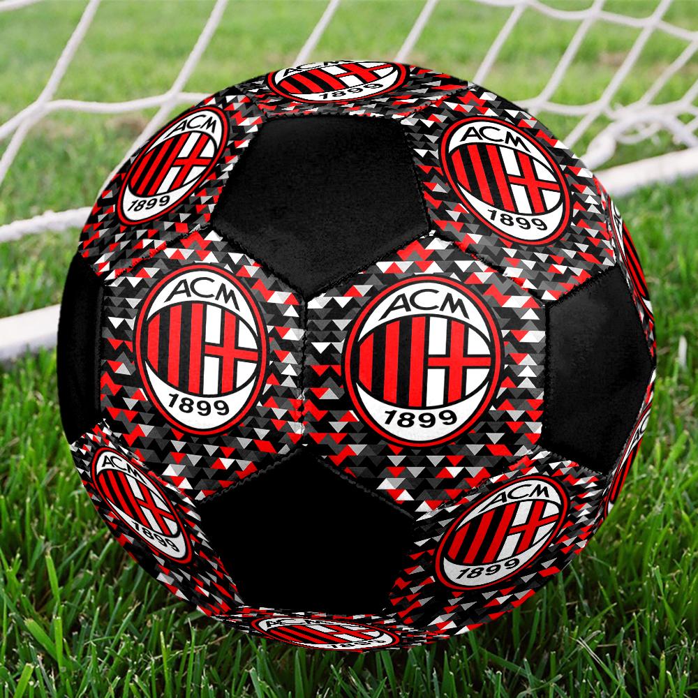 AC Milan Theme Size 5 Soccer Ball, Suitable for Both Indoor and Outdoor Matches, a Gift Suitable for Everyone.