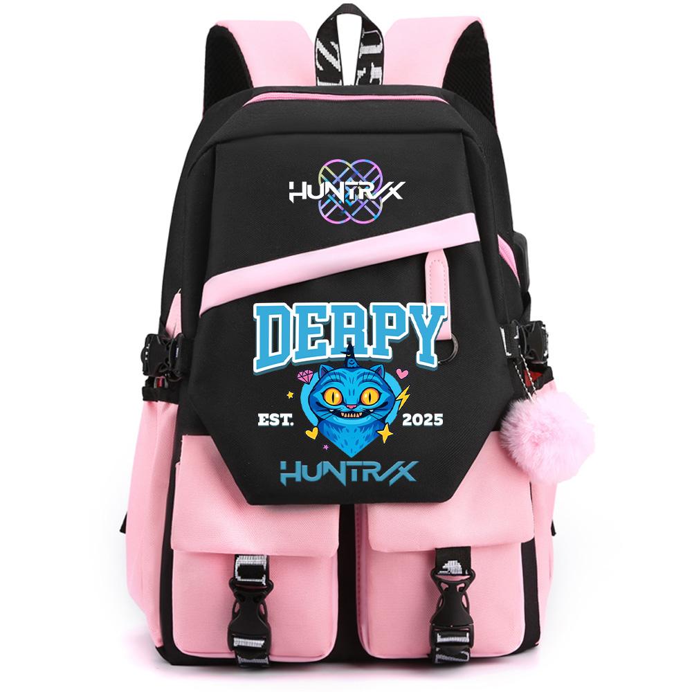 Anime K-Pop Demon Hunters Printed Large Capacity Backpack for Teenger Student Girl Boy Schoolbag Bookbag Women Waterproof Travel Bag Gift