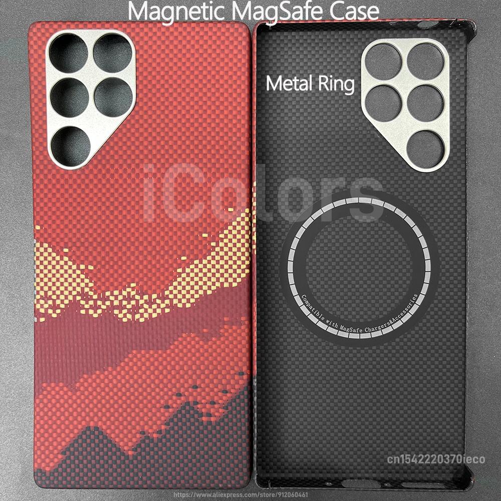 For RedMagic 11S Pro Plus / 11 Pro Plus Aramid Carbon Fiber Case Magnetic with MagSafe Ultra thin Lightweight Protective Cover