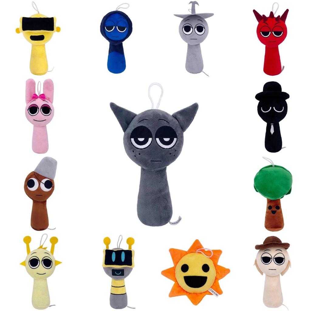 Плюшевая игрушка Sprunki Incredibox Мультяшная мягкая кукла Игровая декорация Периферия