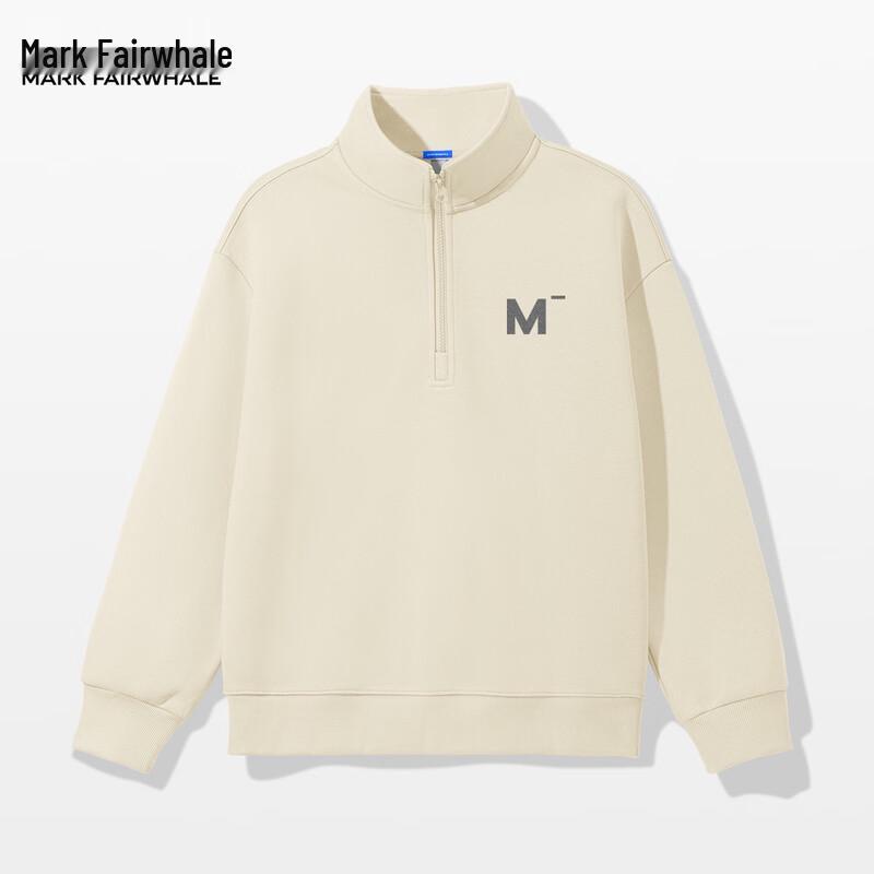 Mark Fairwhale Men's Half-Zip Stand Collar Sweatshirt