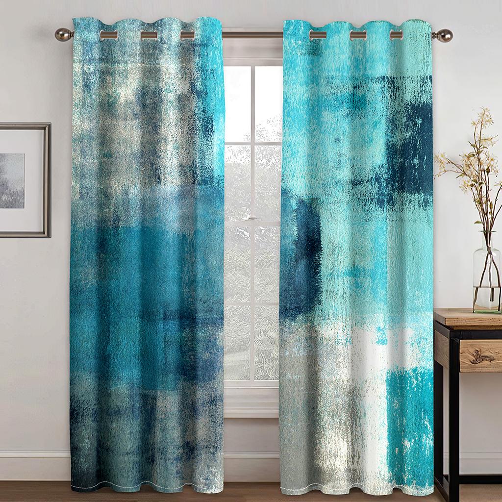 3D дешевые роскошные современные абстрактные художественные дизайны геометрические затенения для спальни, комплект штор для гостиной, 2 шт., бесплатная доставка