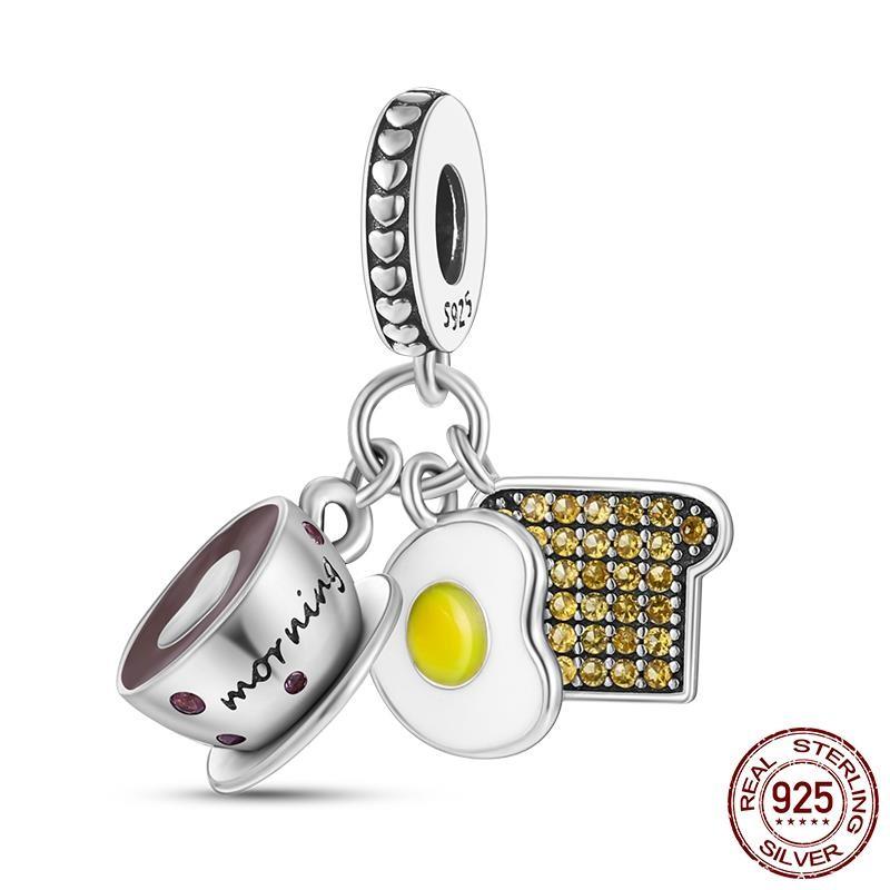 Plata Copper Travel Dangle Charms Eiffel Tower Beads Fit Mula Originales Charms Bracelet Copper Jewelry Diy Choice