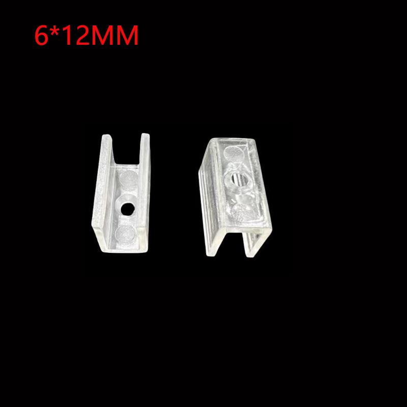 Неоновая лента LED Фиксирующие клипсы Держатель Соединитель Аксессуары 6мм 8мм 10мм 12мм 15мм 18мм 20мм Для фиксации неонового света COB Светодиодная лента Пряжка