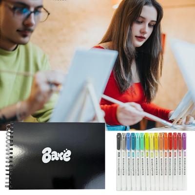 Скетчбук для граффити со 180 реальными городскими пейзажами, переработанная бумага 200 фунтов, не пропитывается, рабочая тетрадь по уличному искусству для художников граффити и начинающих