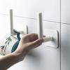 Punch-Free Multifunctional Wall-Mounted Storage Rack: Rag Hanger & Paper Towel Holder.