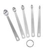 5Pcs/Set Measuring Spoon Stainless Steel Coffee Seasoning Multiple Size Spoon